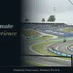 Formula 1 live experience cover featuring Richard Jarocki’s photograph of the Senna S at Interlagos.