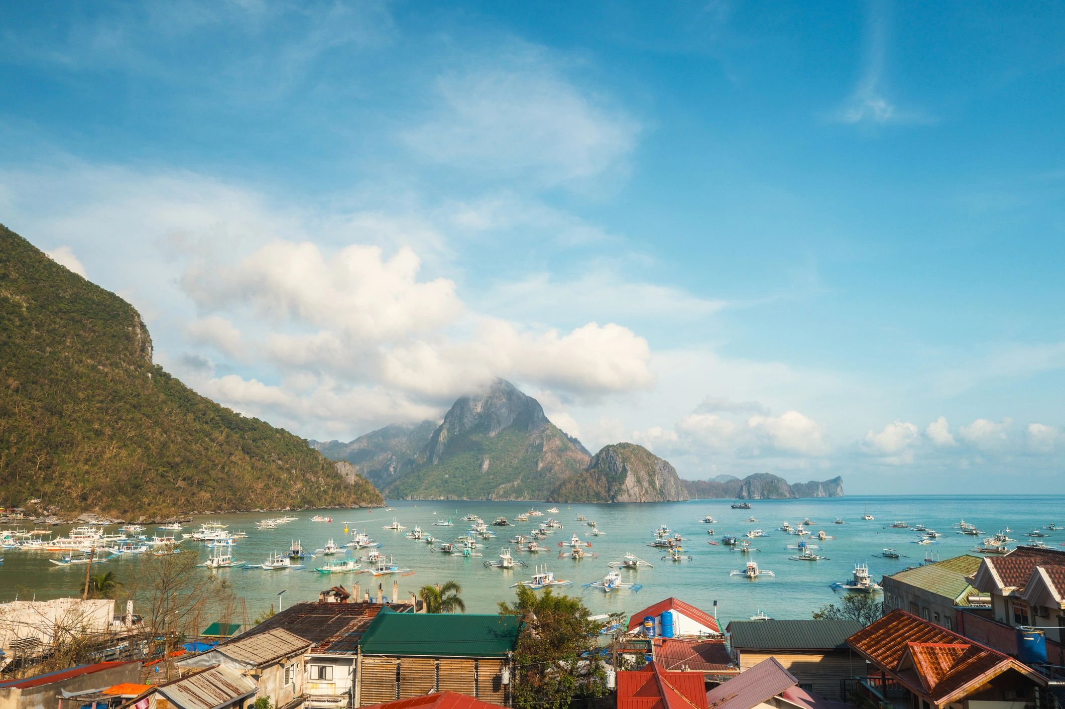 Island landscape in the Philippines