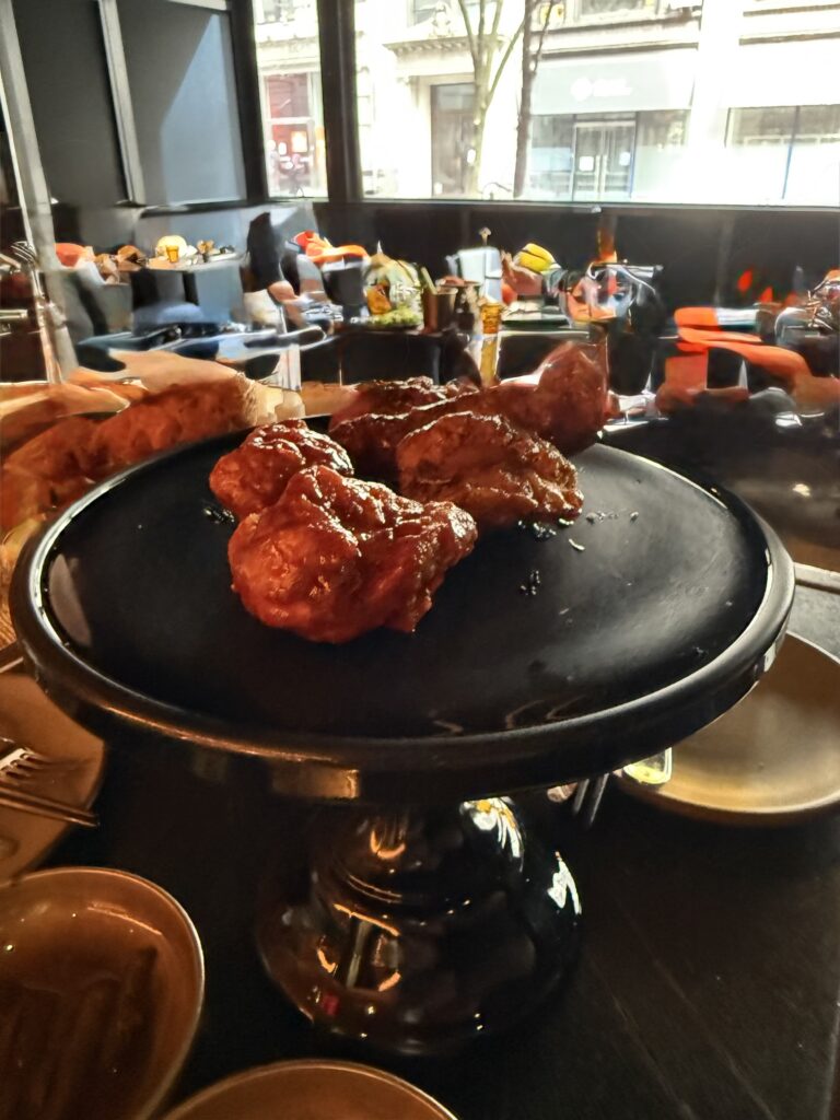 COQODAQ's signature Korean fried chicken served in New York City.