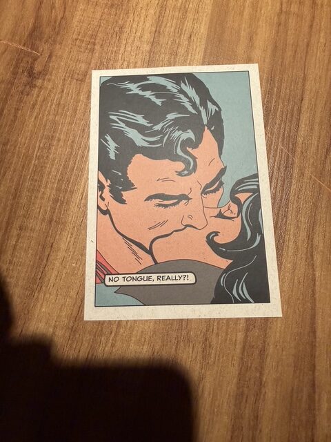 Pop-art “No Tongue, Really?” tasting-menu card presented at Evvai São Paulo